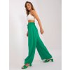 Zelené široké kalhoty