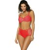 Červené push-up bikiny se síťovinou Martha Vitamina
