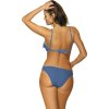Modré volánkové push-up bikiny Matylda Arles