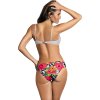 Šedé bikiny s květinovým spodkem Pamela Silver
