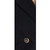 Černé elegantní mini šaty s průsvitnými zády (Velikost S)