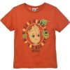 Oranžové chlapecké tričko Groot Guardians of the Galaxy