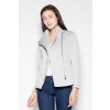 (Vel. XL) Světle šedá krátká bunda VT034 Light grey