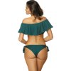 Zeleno-modré bikiny s volánem Keira