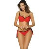 Červené push-up bikiny Camilla Redcoat (Velikost S)