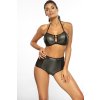 Khaki metalické bikiny Giselle Nero-Kaki