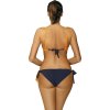 Oranžovo-modré bikiny s ozdobným výstřihem Shirley Dark Navy-Calendula