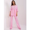 Světle růžový ležérní komplet