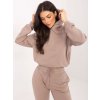 (Vel. M) Hnědá dámská tepláková souprava