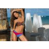 Černo-modro-malinové bikiny Margaret Nero-Ortensia Blu-Fresia