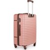 SOLIER růžový skořepinový kufr vel. M 22'