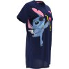 Tmavě modrá dámská noční košile Disney Lilo a Stich