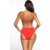 Oranžové bikiny s pruhovanou podprsenkou Valentia Portland