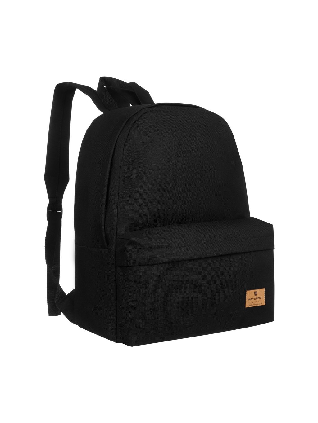 Peterson fekete tágas sport hátizsák poliészterből