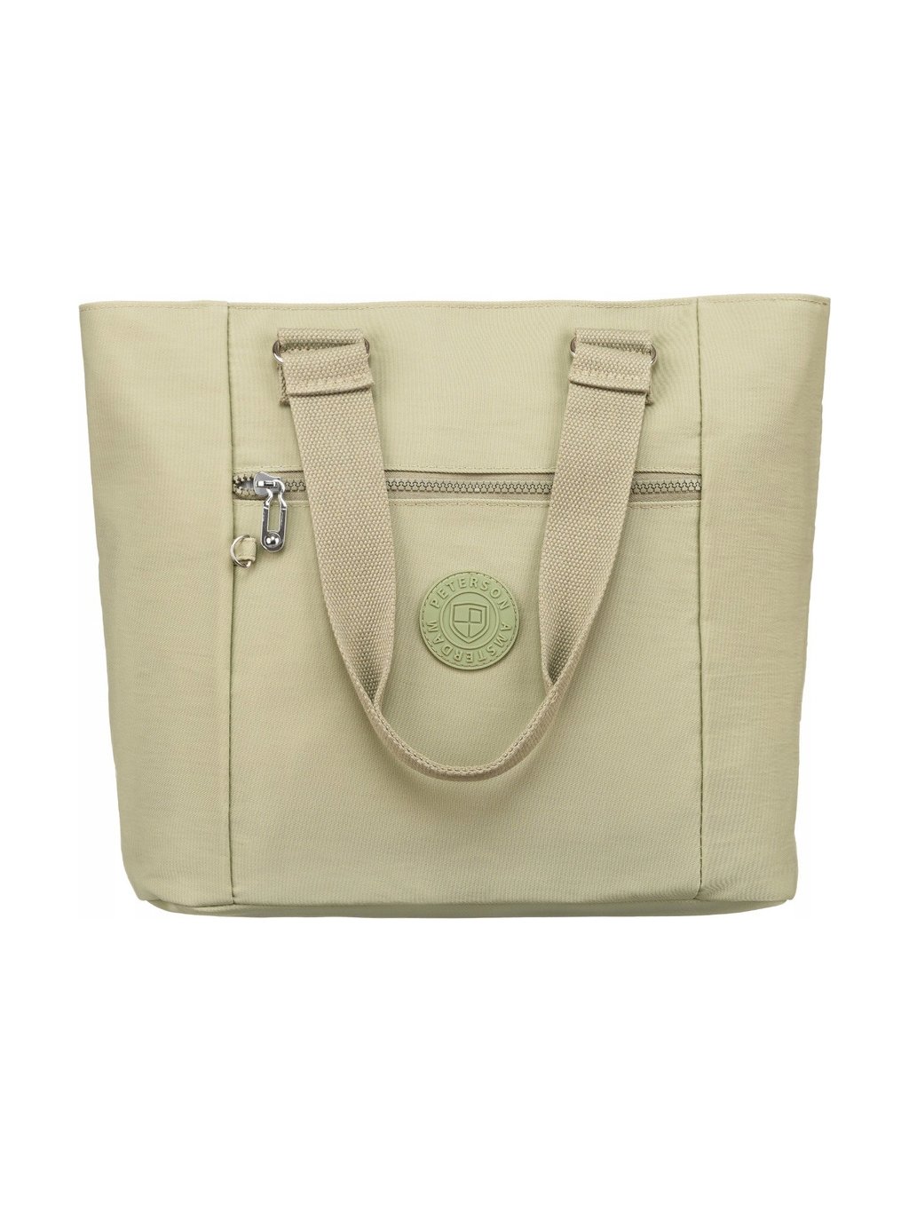Peterson világoszöld tágas shopper táska