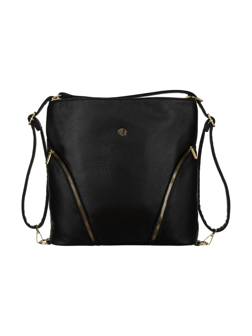 Fekete elegáns női tágas táska Rovicky