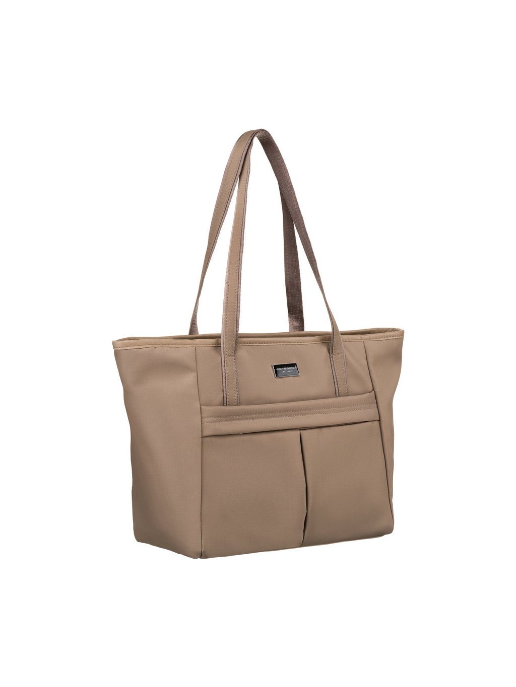 Peterson bézsszínű női tágas shopper táska