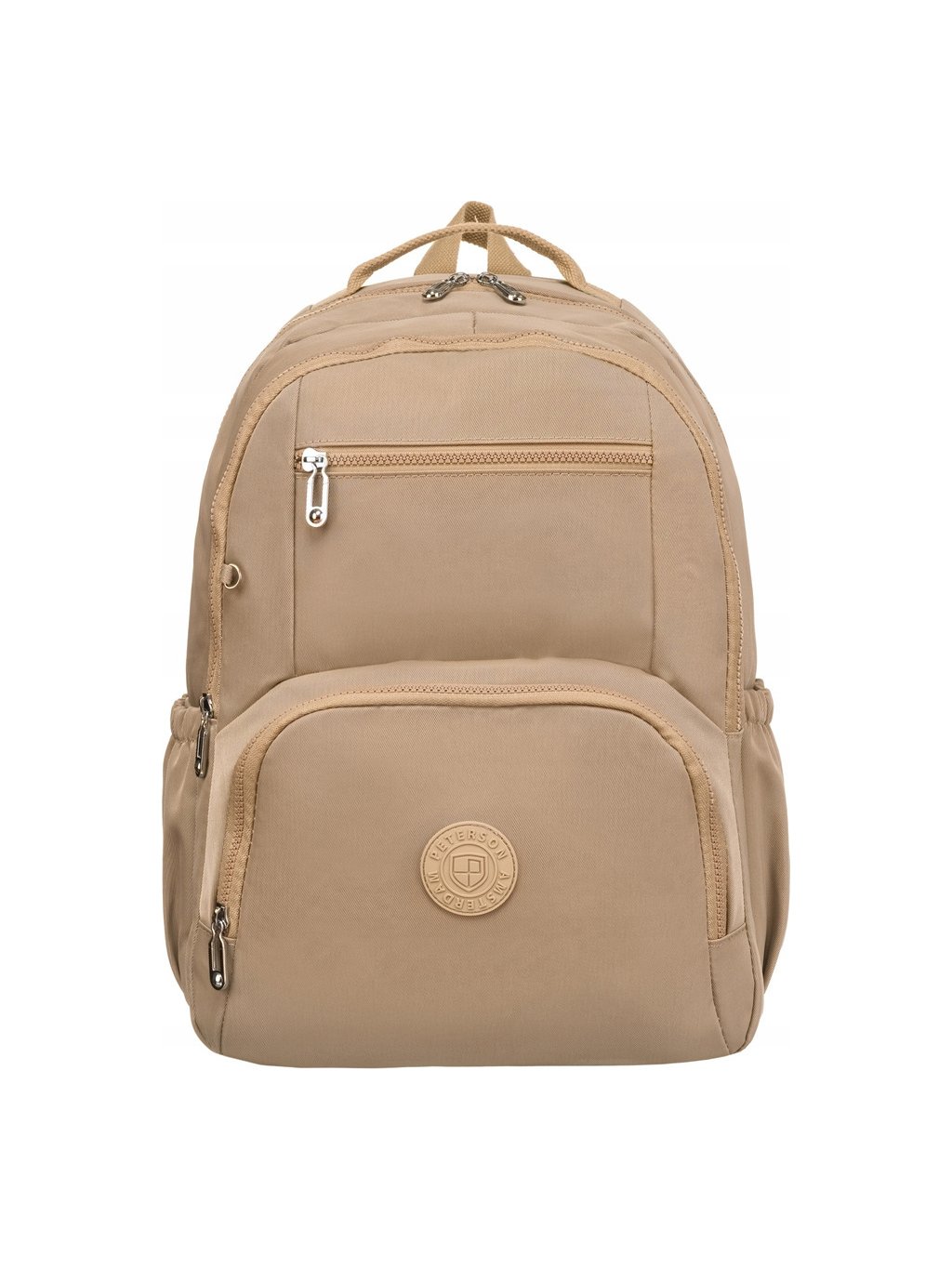 Peterson bézs tágas sport hátizsák