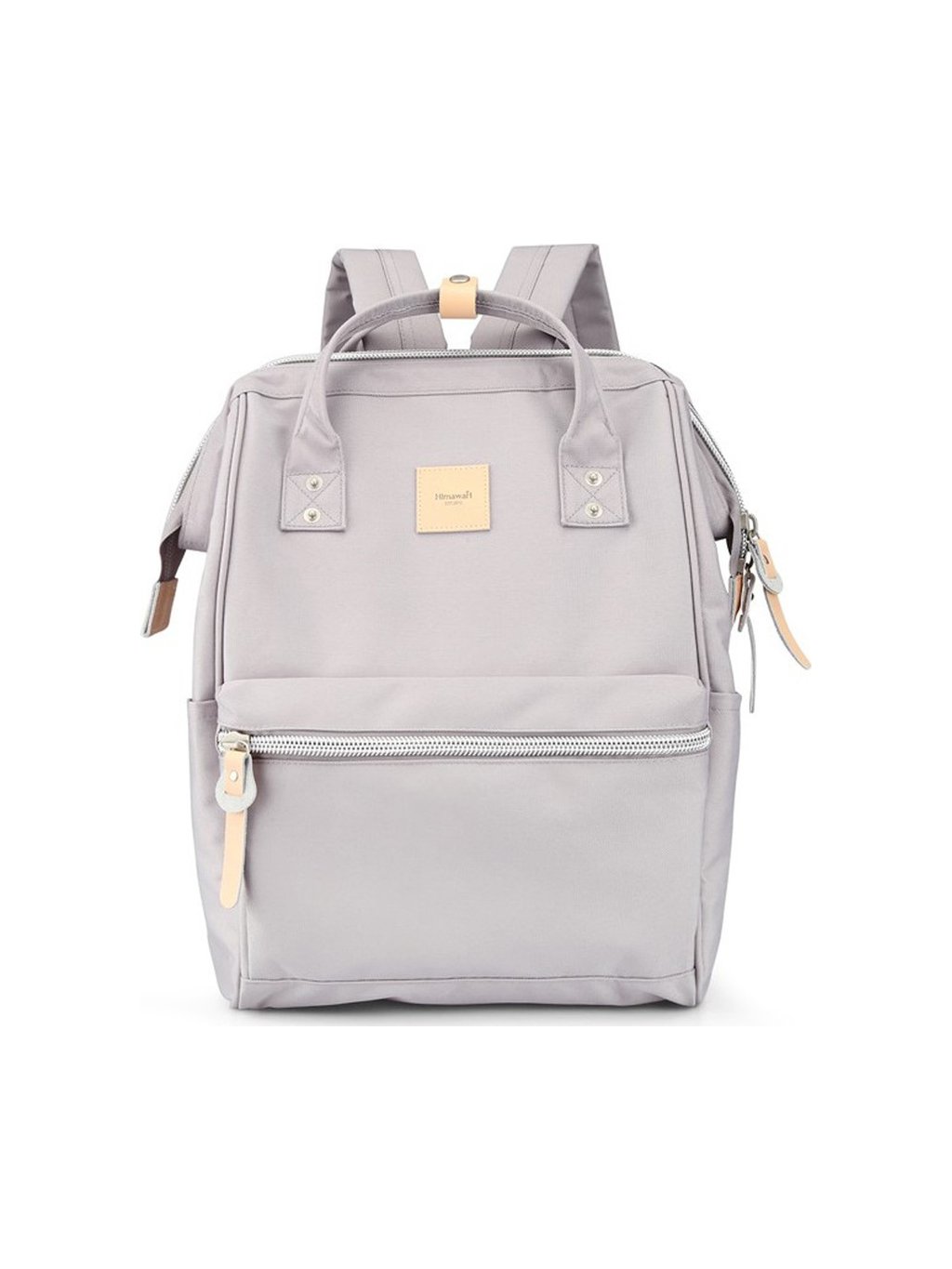 Himawari világosszürke tágas laptop hátizsák USB porttal