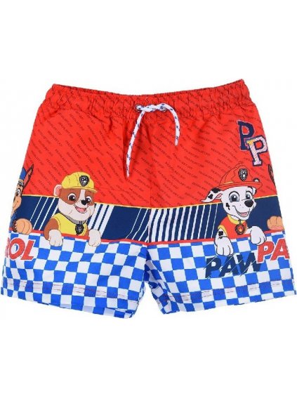 Paw Patrol piros fiú fürdőruha