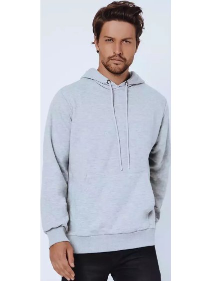 Világosszürke basic pulóver