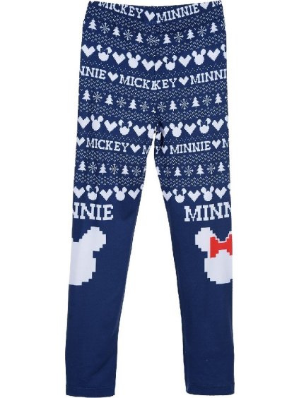 Minnie Mouse karácsonyi kék leggings