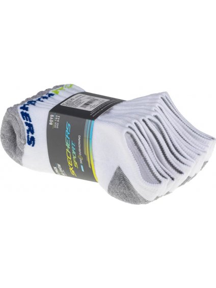 SKECHERS BOYS 6PK NO SHOW SOCKS