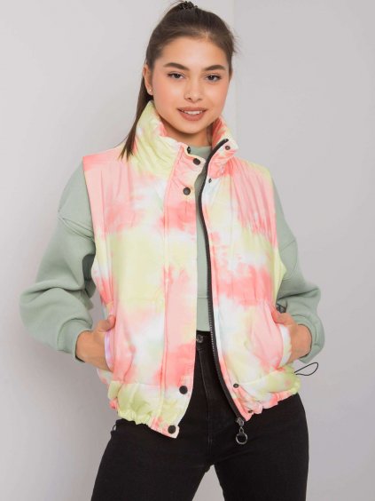 Színes női steppelt mellény