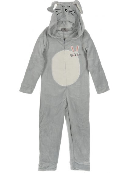 Ushuaia lány szürke pizsama kapucnival