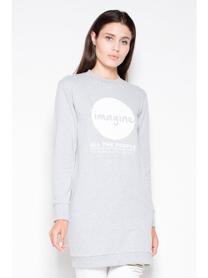 Szürke hosszú pulóver IMAGINE