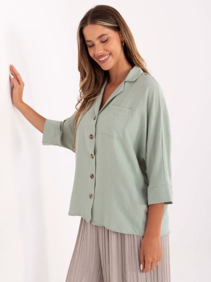 Mentaszínű női ing