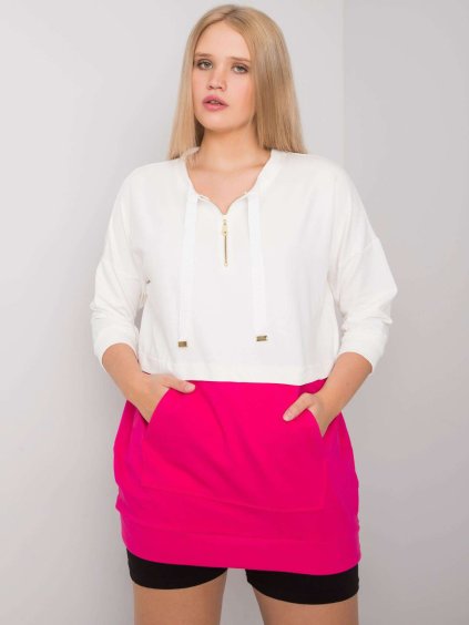 Eredeti Philomene tunika - fehér/fuchsia