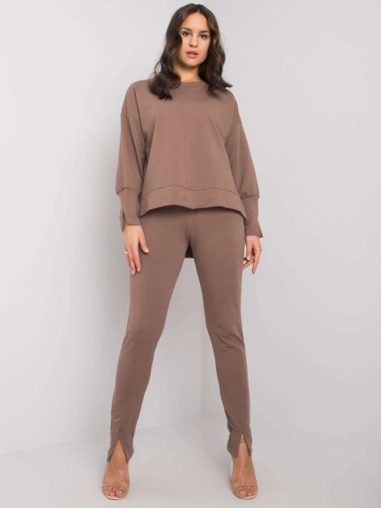 Barna női  melegítőszett