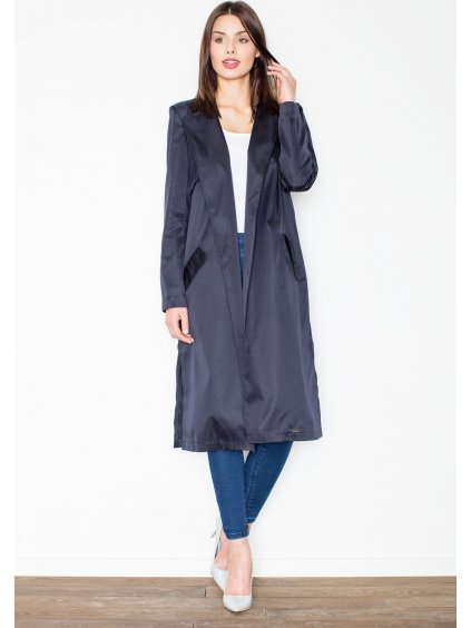 Hosszú világos kabát