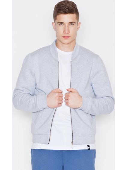 Szürke pamut pulóver