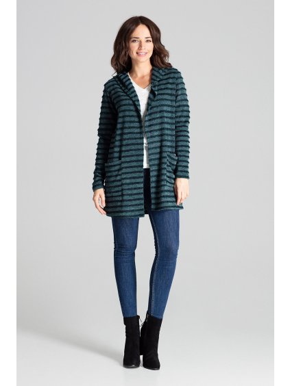 Kardigán csíkokkal