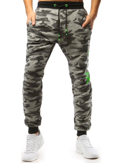 Szürke férfi terepmintás melegítőnadrág