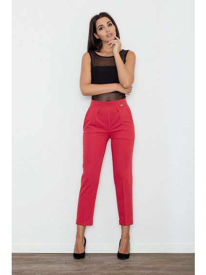 Női piros bokanadrág