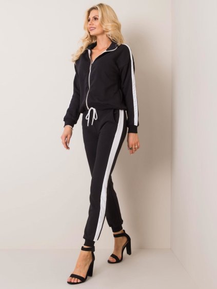 Fekete női tréningruha szett