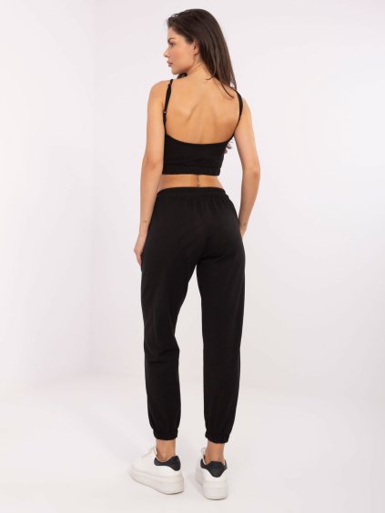 Fekete női szett, felső és nadrág