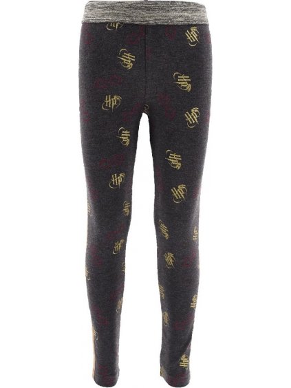 Fekete lány leggings Harry Potter mintával