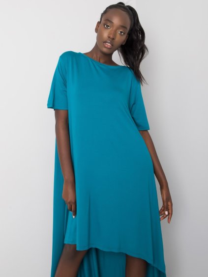 Türkiz aszimmetrikus ruha