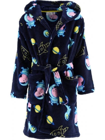 Sötétkék fiú fürdőköpeny - Peppa Pig