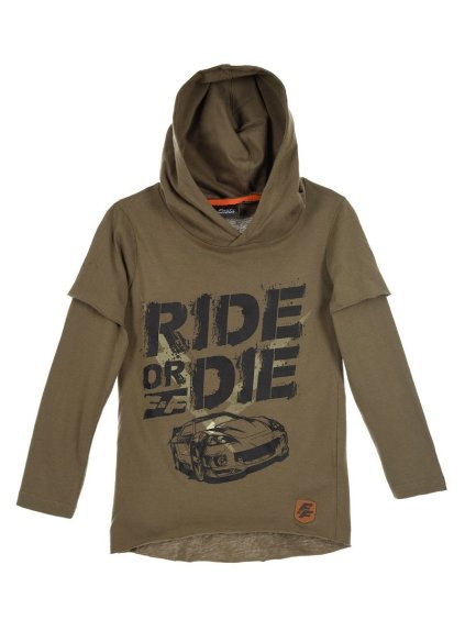 Khaki színű fiú pulóver - Fast & Furious