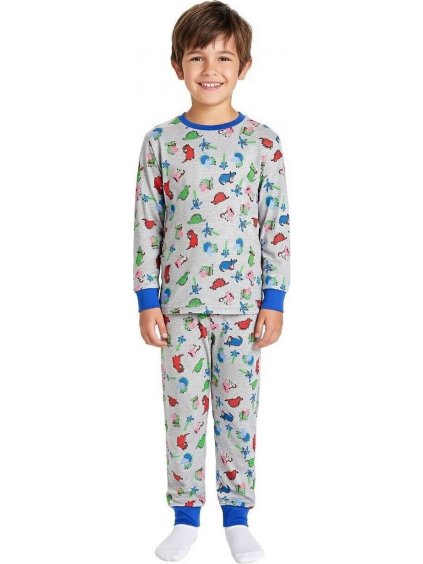 Szürke fiú pizsama - Peppa Zsoli