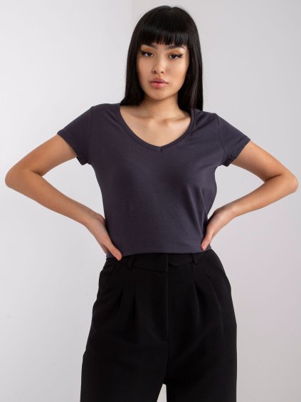 Női sötétszürke póló