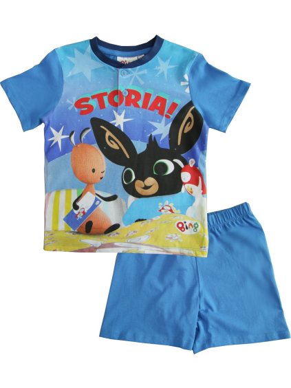 Kék nyári pizsama - Bing