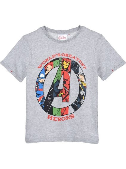 Szürke fiús póló - Marvel Avengers