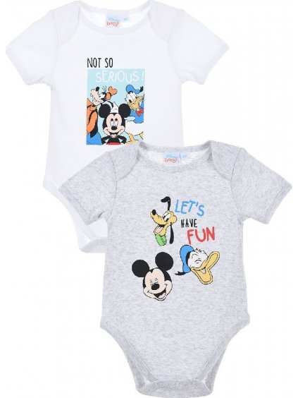 Szett: fiú body (2 db) - Mickey egér