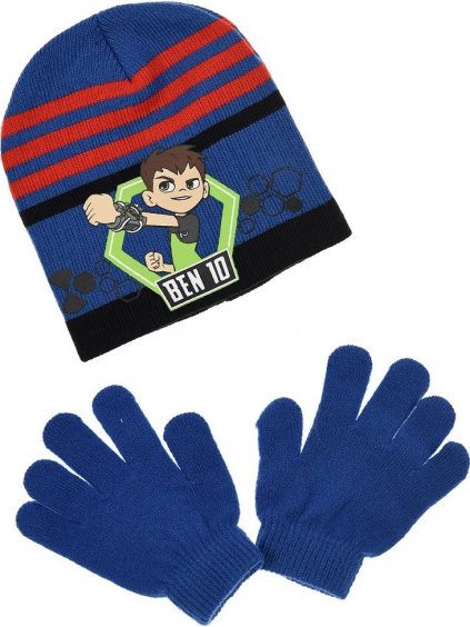 Kék sapka és kesztyű szett - Ben 10